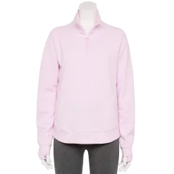Women's Tek Gear® Quarter-Zip Ultrasoft Fleece Jacket -Teks Gear Clothing Shop 5521867 Adoring Lilac