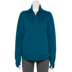 Women's Tek Gear® Quarter-Zip Ultrasoft Fleece Jacket -Teks Gear Clothing Shop 5521867 Blue Crayon