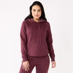 Women's Tek Gear® Ultrasoft Fleece Hoodie -Teks Gear Clothing Shop 5522495 Night Sangria