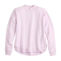Women's Tek Gear® Ultrasoft Fleece Mockneck Sweatshirt -Teks Gear Clothing Shop 5523249 ALT2