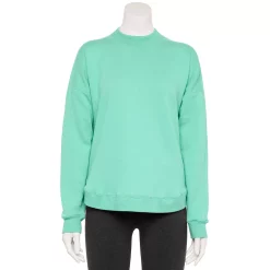 Women's Tek Gear® Ultrasoft Fleece Mockneck Sweatshirt -Teks Gear Clothing Shop 5523249 Shy Green
