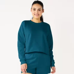 Women's Tek Gear® Ultrasoft Raw-Hem Shorts -Teks Gear Clothing Shop 5523332 Blue Crayon