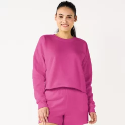 Women's Tek Gear® Ultrasoft Raw-Hem Shorts -Teks Gear Clothing Shop 5523332 Fantasy Berry