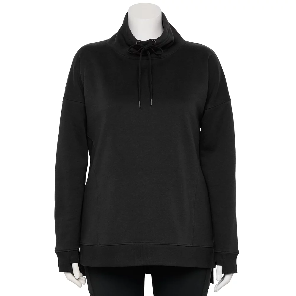 Plus Size Tek Gear® Ultrasoft Fleece Cowlneck Tunic 8 Plus Size Tek Gear® Ultrasoft Fleece Cowlneck Tunic - Image 6