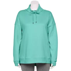 Plus Size Tek Gear® Ultrasoft Fleece Cowlneck Tunic 18 Plus Size Tek Gear® Ultrasoft Fleece Cowlneck Tunic -Teks Gear Clothing Shop 5527206 Shy Green