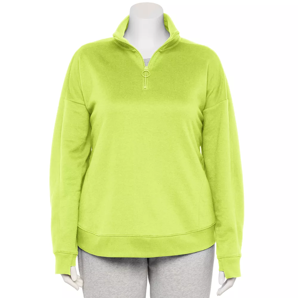 Plus Size Tek Gear® Quarter-Zip Ultrasoft Fleece Jacket 3 Plus Size Tek Gear® Quarter-Zip Ultrasoft Fleece Jacket