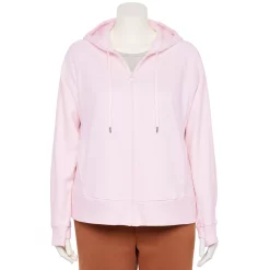 Plus Size Tek Gear® Ultrasoft Fleece Jacket -Teks Gear Clothing Shop 5540291 Adoring Lilac