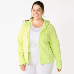 Plus Size Tek Gear® Ultrasoft Fleece Jacket -Teks Gear Clothing Shop 5540291 Real Lemon