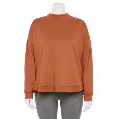 Plus Size Tek Gear® Ultrasoft Fleece Mockneck Sweatshirt 15 Plus Size Tek Gear® Ultrasoft Fleece Mockneck Sweatshirt -Teks Gear Clothing Shop 5540359 Cinnamon Coffee
