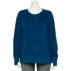 Plus Size Tek Gear® Ultrasoft Fleece Sweatshirt -Teks Gear Clothing Shop 5542897 Blue Crayon