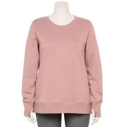 Plus Size Tek Gear® Ultrasoft Fleece Sweatshirt -Teks Gear Clothing Shop 5542897 Martini Rose
