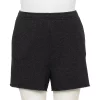 Women's Tek Gear® Ultrasoft Fleece Raw-Hem Shorts -Teks Gear Clothing Shop 5542900 Black