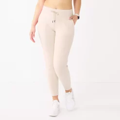 Women's Tek Gear® Ultrasoft Fleece Jogger Pants -Teks Gear Clothing Shop 5543907 Natural Scallop