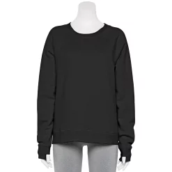 Women's Tek Gear® Ultrasoft Fleece Easy Sweatshirt -Teks Gear Clothing Shop 5543911 Black