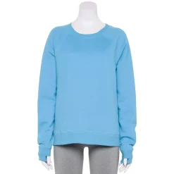 Women's Tek Gear® Ultrasoft Fleece Easy Sweatshirt -Teks Gear Clothing Shop 5543911 Wildflower Blue