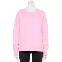 Women's Tek Gear® Easy Ultrasoft Fleece Sweatshirt -Teks Gear Clothing Shop 5543912 Strawberry Malt