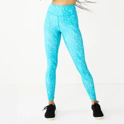 Women's Tek Gear® Ultrastretch High-Waisted Side Pocket Full-Length Leggings 23 Women's Tek Gear® Ultrastretch High-Waisted Side Pocket Full-Length Leggings -Teks Gear Clothing Shop 5550156 Teal Print