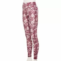 Women's Tek Gear® Ultrastretch High-Waisted Side Pocket Full-Length Leggings 18 Women's Tek Gear® Ultrastretch High-Waisted Side Pocket Full-Length Leggings -Teks Gear Clothing Shop 5550156 Wine Shapes Print