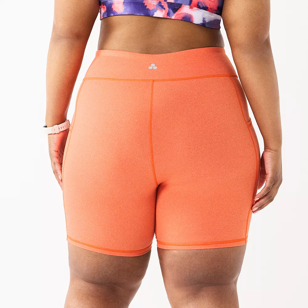 Plus Size Tek Gear® 7-in. Brushed High-Waisted Bike Shorts 6 Plus Size Tek Gear® 7-in. Brushed High-Waisted Bike Shorts - Image 4