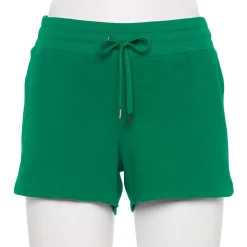 Women's Tek Gear® Essential Drawstring Shorts -Teks Gear Clothing Shop 5557777 Monet Green