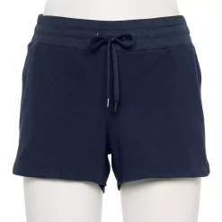 Women's Tek Gear® Essential Drawstring Shorts -Teks Gear Clothing Shop 5557777 Navy Romance