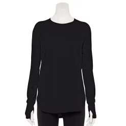 Women's Tek Gear® Long Sleeve Tunic -Teks Gear Clothing Shop 5560866 Black