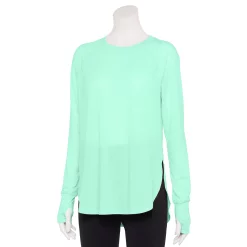 Women's Tek Gear® Long Sleeve Tunic -Teks Gear Clothing Shop 5560866 Shy Green