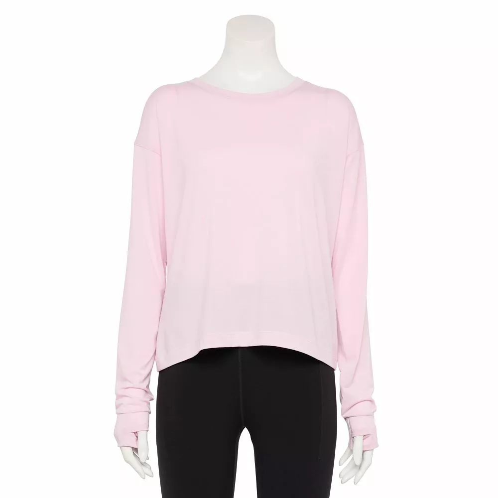 Women's Tek Gear® Crewneck Long Sleeve Tee 11 Women's Tek Gear® Crewneck Long Sleeve Tee - Image 9