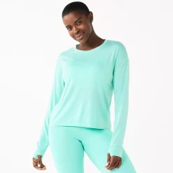 Women's Tek Gear® Crewneck Long Sleeve Tee 16 Women's Tek Gear® Crewneck Long Sleeve Tee -Teks Gear Clothing Shop 5561703 Shy Green
