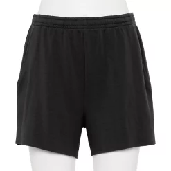 Women's Tek Gear® French Terry Raw-Hem Shorts 16 Women's Tek Gear® French Terry Raw-Hem Shorts -Teks Gear Clothing Shop 5562072 Black