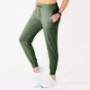 Women's Tek Gear® French Terry Joggers 2 Women's Tek Gear® French Terry Joggers -Teks Gear Clothing Shop 5562565 Esta Olive