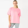 Women's Tek Gear® Oversized Tee -Teks Gear Clothing Shop 5565437 Strawberry Malt