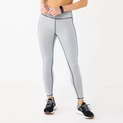 Petite Tek Gear® Ultrastretch High-Waisted Side Pocket Leggings -Teks Gear Clothing Shop 5567546 Gray