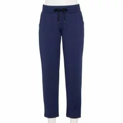 Petite Tek Gear® Weekend French Terry Ankle Pants 9 Petite Tek Gear® Weekend French Terry Ankle Pants -Teks Gear Clothing Shop 5567614 Navy Romance