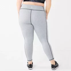 Plus Size Tek Gear® Core High-Waisted Side Pocket 7/8 Leggings -Teks Gear Clothing Shop 5568006 ALT