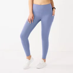Women's Tek Gear® Ultrastretch High-Waisted Side Pocket 7/8 Leggings -Teks Gear Clothing Shop 5576168 Ava Lavender