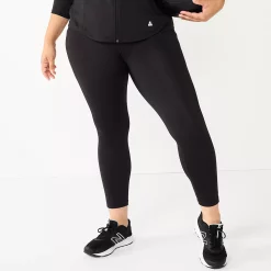 Women's Tek Gear® Ultrastretch High-Waisted Side Pocket 7/8 Leggings -Teks Gear Clothing Shop 5576168 Black