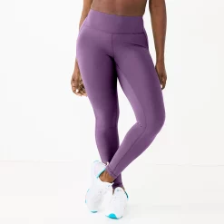 Women's Tek Gear® Ultrastretch High-Waisted Side Pocket 7/8 Leggings -Teks Gear Clothing Shop 5576168 Grape Grenache