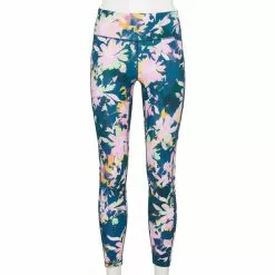 Women's Tek Gear® Ultrastretch High-Waisted Side Pocket 7/8 Leggings -Teks Gear Clothing Shop 5576168 Teal Daisy