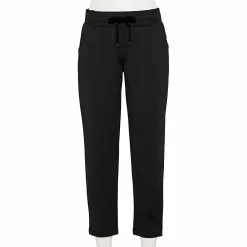 Women's Tek Gear® Weekend French Terry Ankle Pants 10 Women's Tek Gear® Weekend French Terry Ankle Pants -Teks Gear Clothing Shop 5576174 Black