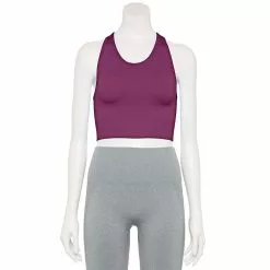 Tek Gear® Seamless Longline Sports Bra -Teks Gear Clothing Shop 5576477 Ravishing Orchid