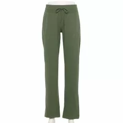 Petite Tek Gear® Essential Straight-Leg Pants -Teks Gear Clothing Shop 5576689 Esta Olive