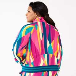 Plus Size Tek Gear® Woven Tracksuit Jacket -Teks Gear Clothing Shop 5638591 ALT