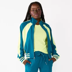 Women's Tek Gear® Woven Track Jacket -Teks Gear Clothing Shop 5638616 Night Life Teal