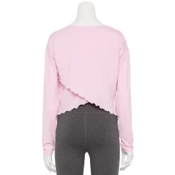 Women's Tek Gear® Lettuce-Edge Cross-Back Top 16 Women's Tek Gear® Lettuce-Edge Cross-Back Top -Teks Gear Clothing Shop 5653063 ALT