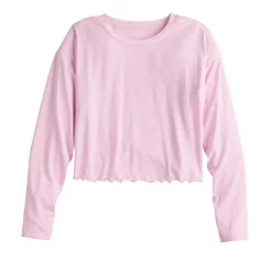 Women's Tek Gear® Lettuce-Edge Cross-Back Top 17 Women's Tek Gear® Lettuce-Edge Cross-Back Top -Teks Gear Clothing Shop 5653063 ALT2