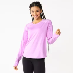 Women's Tek Gear® Performance Long Sleeve Tee 22 Women's Tek Gear® Performance Long Sleeve Tee -Teks Gear Clothing Shop 5653105 Little Lavender