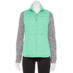 Women's Tek Gear® Mixed-Media Vest -Teks Gear Clothing Shop 5653460 Shy Green