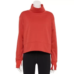 Women's Tek Gear® Run Mockneck Long Sleeve Top -Teks Gear Clothing Shop 5653465 Cranberry Kiss