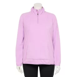 Plus Size Tek Gear® Microfleece Quarter-Zip Top 9 Plus Size Tek Gear® Microfleece Quarter-Zip Top -Teks Gear Clothing Shop 5656194 Little Lavender